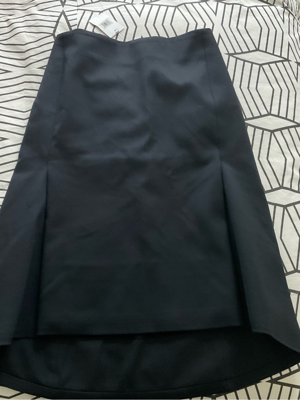 Balenciaga Black High-Low Skirt